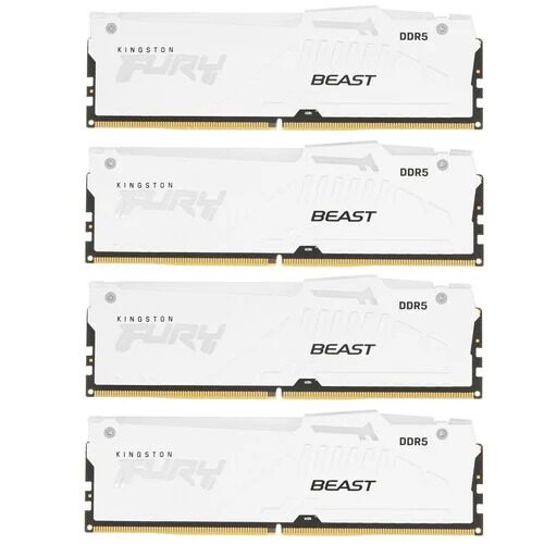 Оперативная память Kingston FURY Beast White RGB [KF560C40BWAK4-64] 64 ГБ