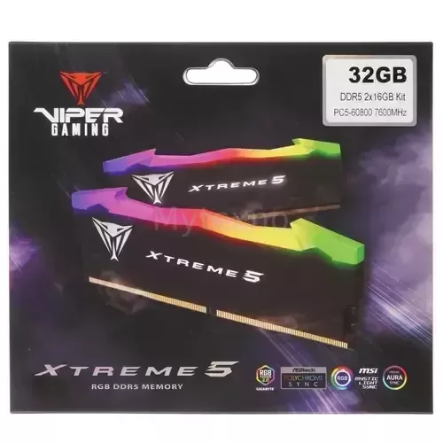 Оперативнаяпамять32Gb7600MHzPATRIOTVIPERXtreme5RGB(PVXR532G76C36K)_5