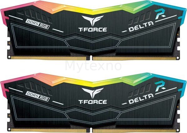 Оперативная память 32 Gb 5600 MHz Team Group T-FORCE DELTA RGB Black (FF3D532G5600HC32DC01)