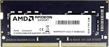 Оперативная память 16 Gb 3200 MHz AMD R9 GAMERS SERIES Black (R9416G3206S2S-U)