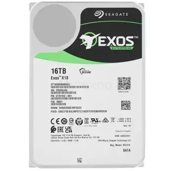 Жесткий диск Seagate 16000 Gb EXOS X18 (ST16000NM000J)