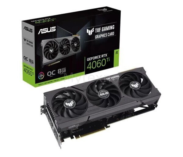 Видеокарта ASUS TUF Gaming GeForce RTX 4060 Ti OC Edition 8GB GDDR6 TUF-RTX4060TI-O8G-GAMING