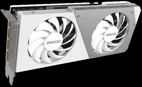 Видеокарта INNO3D GeForce RTX 4070 SUPER TWIN X2 OC WHITE [N407S2-126XX-186162W]