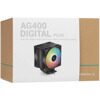 Кулер для процессора DEEPCOOL AG400 DIGITAL PLUS [R-AG400-BKADMP-G-1]