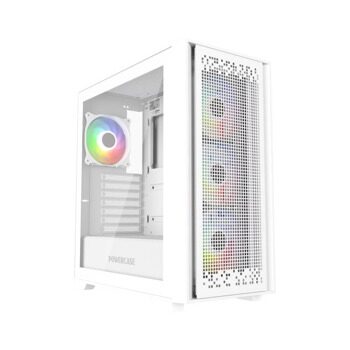 Компьютерный корпус Powercase ByteFlow TG ARGB White (CBFW-A4)