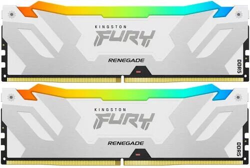 Оперативная память Kingston Fury Renegade White RGB [KF564C32RWAK2-32] 32 ГБ