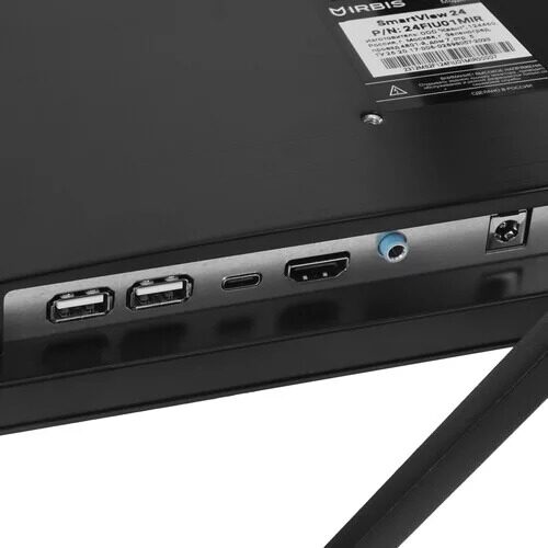 238МониторIrbisSMARTVIEW24FIU01_MIRчерный_8_9135341