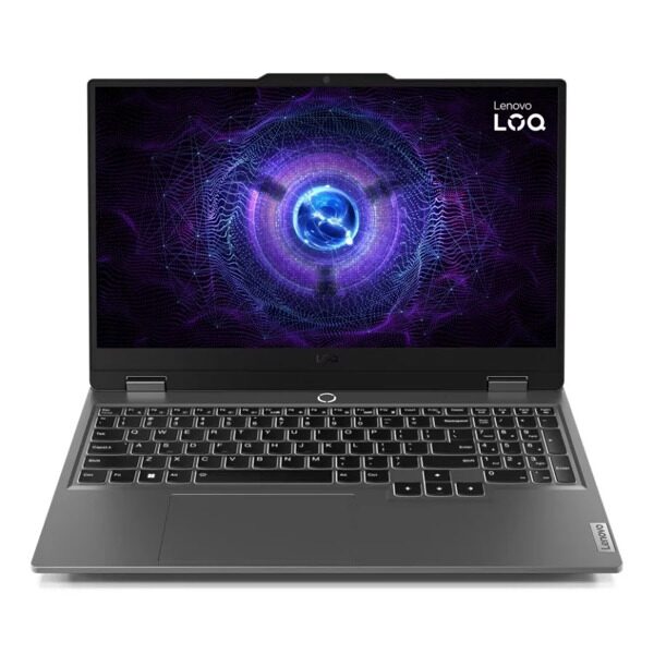 Lenovo LOQ 15IAX9 Intel Core i5 12450HX 2400MHz/15.6/1920x1080/24GB/512GB SSD/NVIDIA GeForce RTX 4050 6GB/Wi-Fi/Bluetooth/Без ОС (83GS00ELRK) Grey