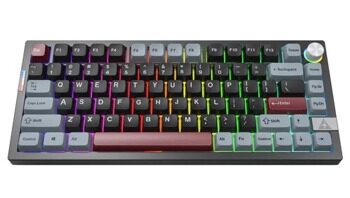 Клавиатура проводная + беспроводная Montech MKey PRO Darkness  [MK75DY]