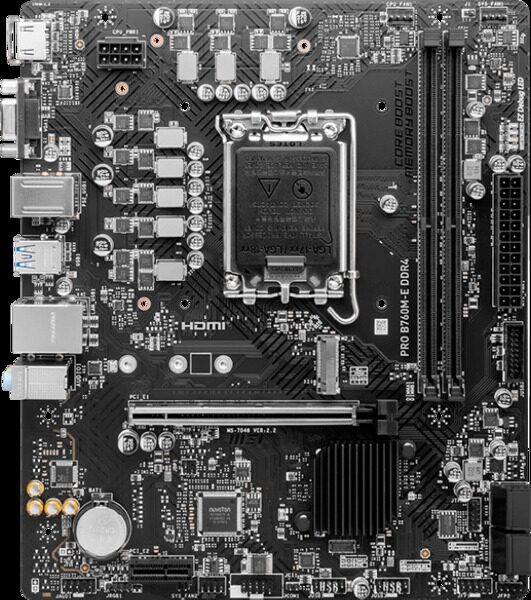 Материнская плата MSI PRO B760M-E