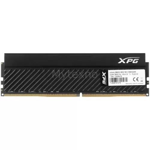 Оперативнаяпамять16Gb3600MHzADATAGAMMIXD45GRGBBlack(AX4U360016G18I-CBKD45)_2