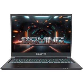 Ноутбук GIGABYTE G6 MF Intel Core i7 12650H 2300MHz/16/1920x1200/16GB/512GB SSD/NVIDIA GeForce RTX 4050 6GB/Wi-Fi/Bluetooth/DOS (MF-G2KZ853SD) Black