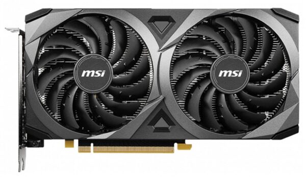 Видеокарта MSI (RTX 3060 VENTUS 2X 12G OC) GeForce RTX 3060 12GB VENTUS 2X OC LHR