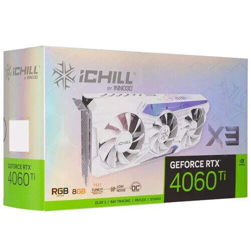 ВидеокартаINNO3DGeForceRTX4060TiICHILLX3WHITE[C406T3-08D6X-17113280]_7_5490128