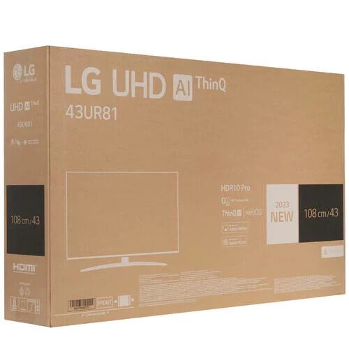 43 (108 см) LED-телевизор LG 43UR81006LJ черный