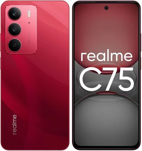 6.72 Смартфон realme C75 128 ГБ красный