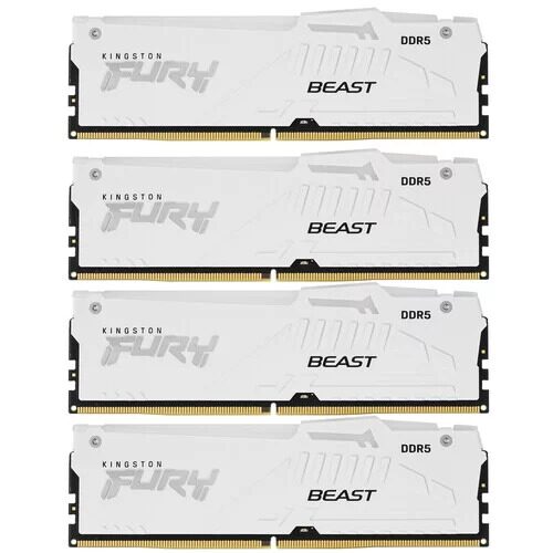 Оперативная память Kingston FURY Beast White RGB [KF556C40BWAK4-64] 64 ГБ