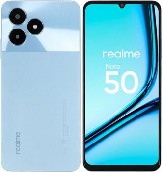 6.7" Смартфон realme Note 50 256 ГБ голубой [6941764434585]