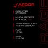 17.3 Ноутбук ARDOR Gaming RAGE R17-I7ND404 черный [R17-I7ND404]