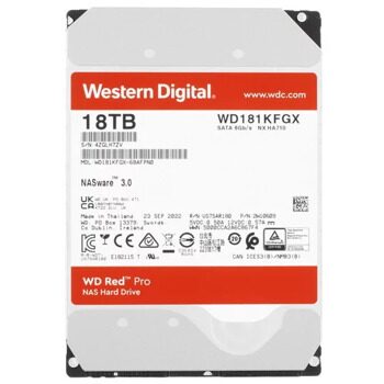 18 ТБ Жесткий диск WD Red Pro  [WD181KFGX]