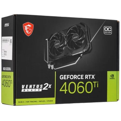 ВидеокартаMSIGeForceRTX4060TiVENTUS3XE1[GeForceRTX4060Ti8GVENTUS3XE1]_9_5472369