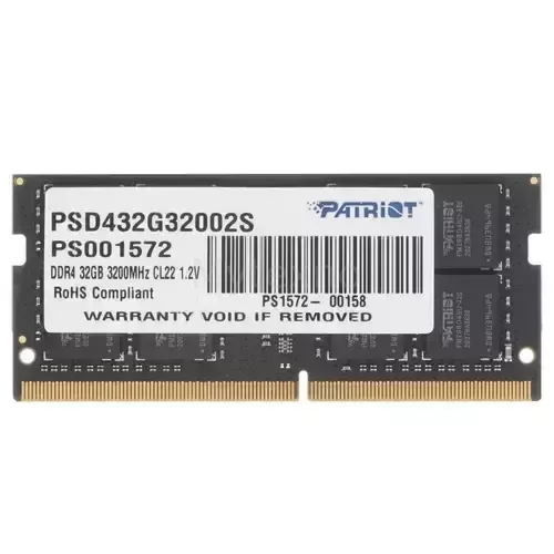 Оперативнаяпамять32Gb3200MHzPATRIOTSL(PSD432G32002S)_1