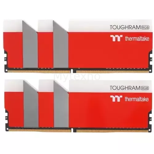 Оперативнаяпамять16Gb3600MHzThermaltakeTOUGHRAMRGBRacingRed(RG25D408GX2-3600C18A)_1