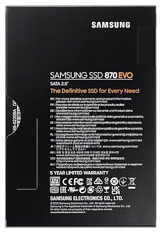 ТвердотельныйнакопительSamsung1000Gb870EVOMZ-77E1T0BW_2