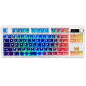 Клавиатура проводная + беспроводная AJAZZ MK87 Pro цвет белый [MK87PRO-L42]