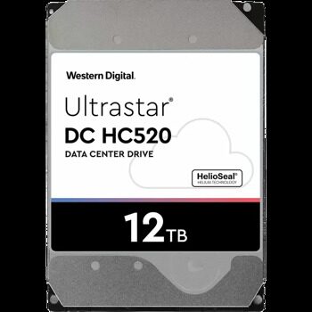 Жёсткий диск 12Tb SATA-III WD Ultrastar DC HC520 (0F30144/0F29612/0F29603)