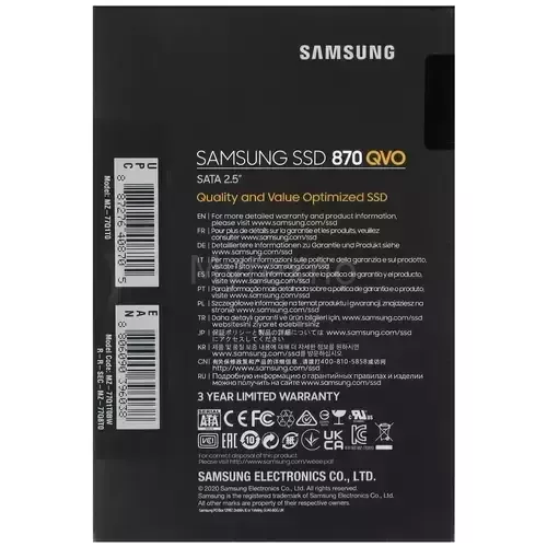 ТвердотельныйнакопительSamsung1000Gb870QVOMZ-77Q1T0BW_4