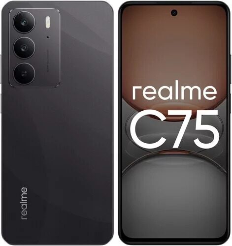 6.72 Смартфон realme C75 256 ГБ черный