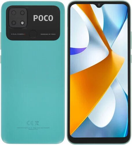 6.71 Смартфон POCO C40 64 ГБ бирюзовый
