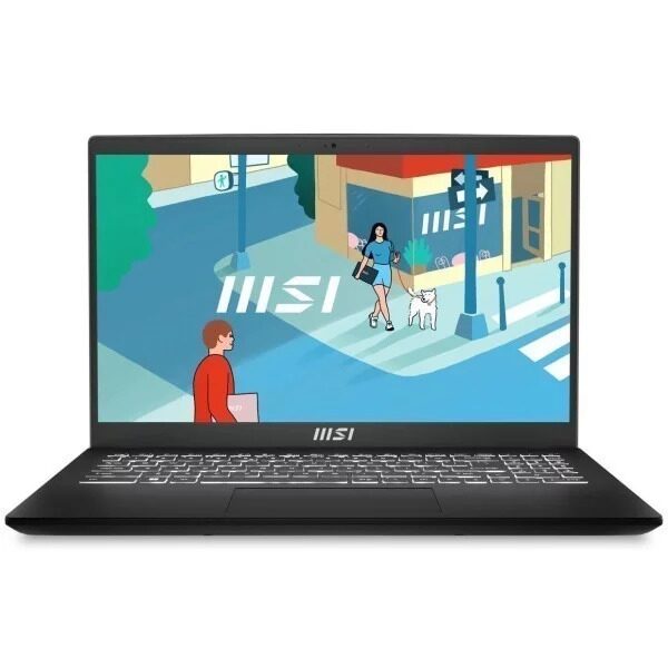 MSI Modern 15 H B13M-095XRU Intel Core i5 13420H 2100MHz/15.6/1920x1080/8GB/512GB SSD/Intel UHD Graphics/Wi-Fi/Bluetooth/DOS (9S7-15H411-095) Black