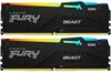 Оперативная память Kingston FURY Beast Black RGB [KF560C30BBEAK2-32] 32 ГБ