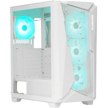 Компьютерный корпус Gigabyte C301 Glass TG White GB-C301GW