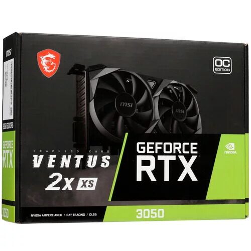 ВидеокартаMSIGeForceRTX3050VENTUS2XXSOC[RTX3050VENTUS2XXS8GOC]_9_5428799