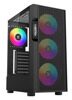 Корпус XASTRA A302  [A302-BK-FC120FRGB-4F-GL]