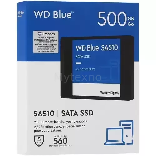 ТвердотельныйнакопительWesternDigital500GbBlueWDS500G3B0A_5