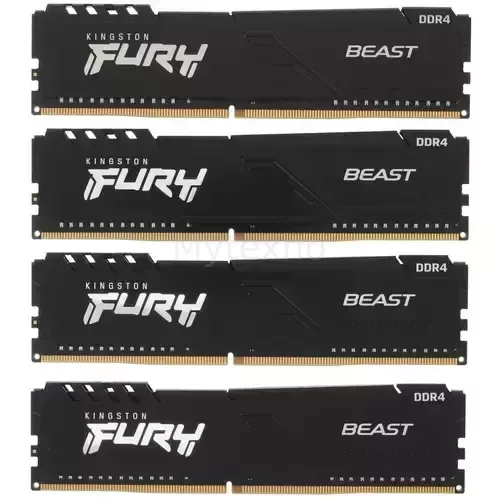 Оперативная память 16 Gb 2666 MHz Kingston FURY Beast Black (KF426C16BBK4/16)