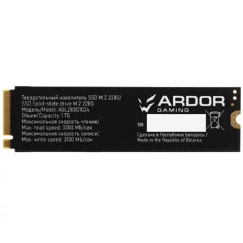 1024 ГБ M.2 NVMe накопитель ARDOR GAMING Lore L283  [AGL283G1024]