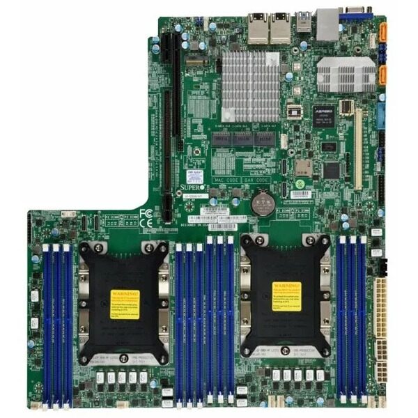 Серверная материнская плата SuperMicro X11DDW-NT-B