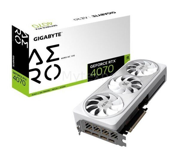 Gigabyte GeForce RTX 4070 AERO OC 12GB GDDR6X / GV-N4070AERO OC-12GD
