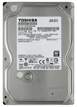 Жесткий диск Toshiba 1000 Gb (DT01ACA100)