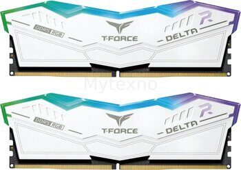 Оперативная память 32 Gb 5600 MHz Team Group T-FORCE DELTA RGB White (FF4D532G5600HC32DC01)