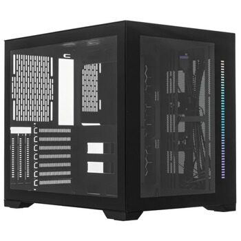 Компьютерный корпус 1STPLAYER STEAM PUNK SP7 ATX TG ARGB Black (SP7-BK)