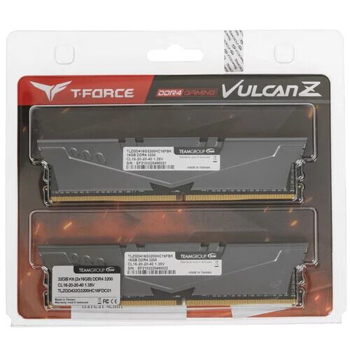 Оперативная память Team Group T-Force Vulcan Z [TLZGD432G3200HC16FDC01] 32 ГБ