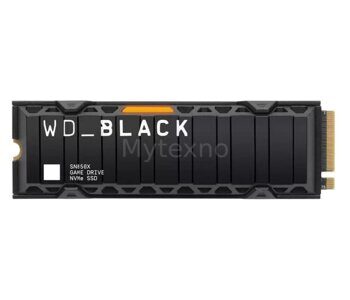 WD 1TB M.2 PCIe Gen4 NVMe черный SN850X Heatsink / WDS100T2XHE