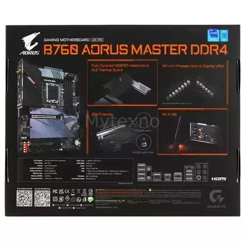 МатеринскаяплатаGigabyteB760AORUSMASTERDDR4_8