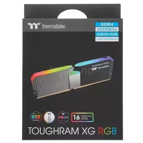 Оперативнаяпамять16Gb4600MHzThermaltakeTOUGHRAMXGRGBBlack(R016D408GX2-4600C19A)_3